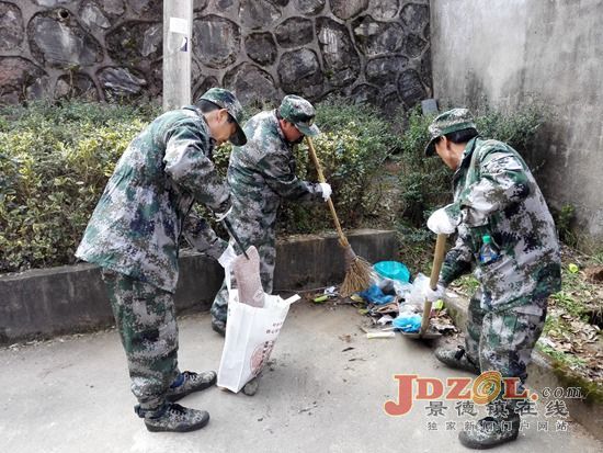 昌河街道武装部:开展城乡环境大整治活动