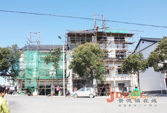 浮梁县:县衙路街景外立面改造亮出新名片