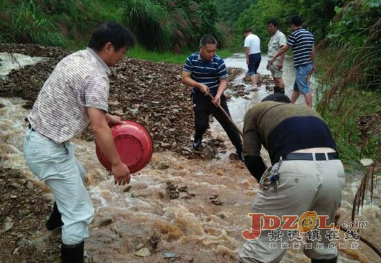 浮梁县干部群众全力抗击“6.23”洪灾纪实