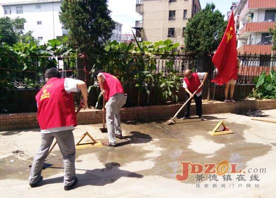 周路口街道开展城乡环境整治主题党日活动