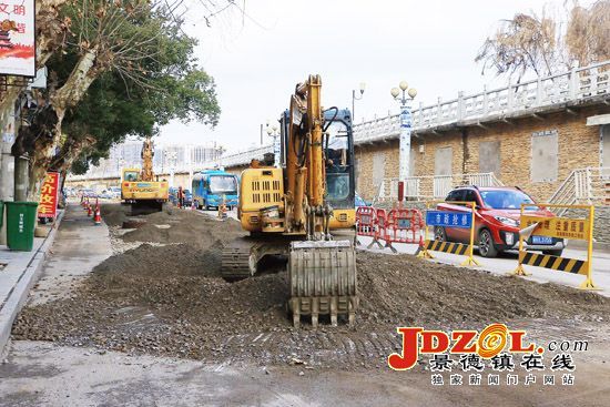 景德镇市多条道路陆续开始维修